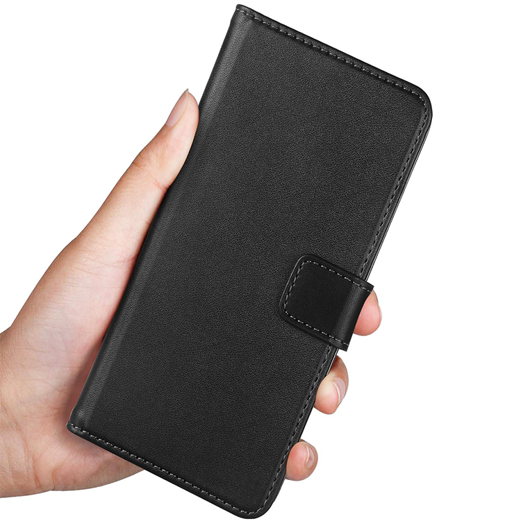Samsung Galaxy A50 Hülle Tasche Echtleder Flip Case – Bild 7