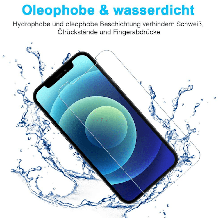 Alternative view of (2er Set)  iPhone 12 Panzerglas -  Display Schutzfolie Case Friendly