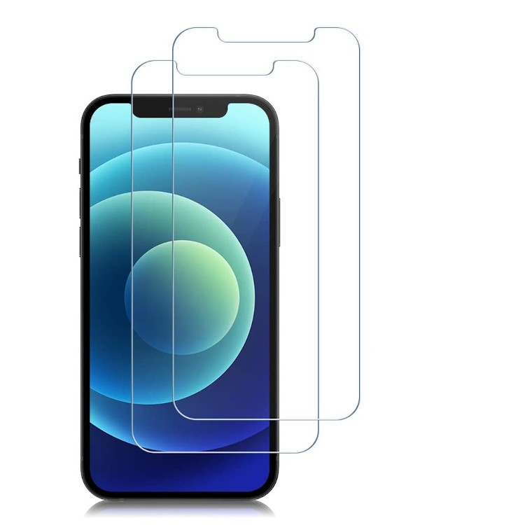 (2er Set)  iPhone 12 Panzerglas -  Display Schutzfolie Case Friendly