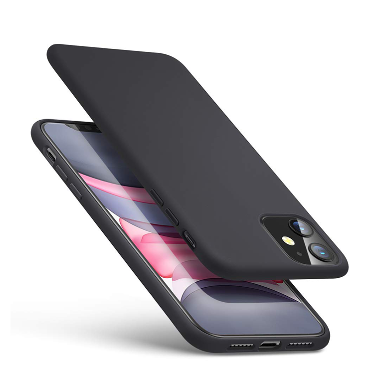iPhone 11   Gummi Case Schutz Hülle- Schwarz (matt)