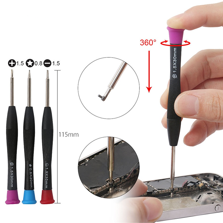 28 in 1 Handy Reparatur Werkzeug Set+ Tripoint Schraubendreher – Bild 5