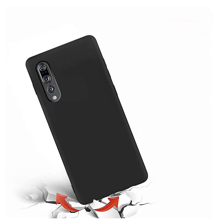 Huawei P20 pro Gummi Case Schutz Hülle - Schwarz (matt) – Bild 3