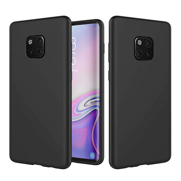 Huawei Mate 20 Pro Gummi Case Schutz Hülle - Schwarz (matt)