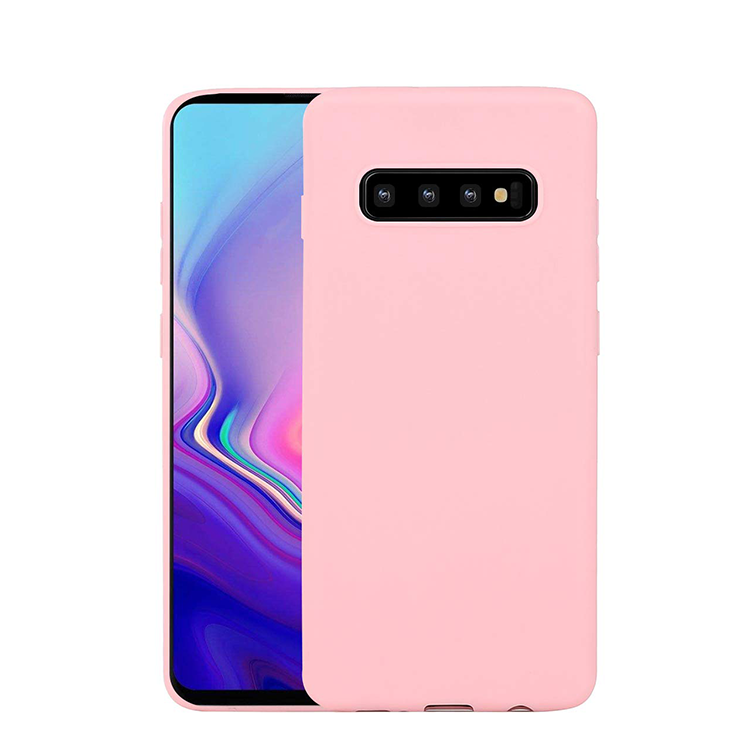 Samsung Galaxy S10  Gummi Case Schutz Hülle- Rosa (matt)