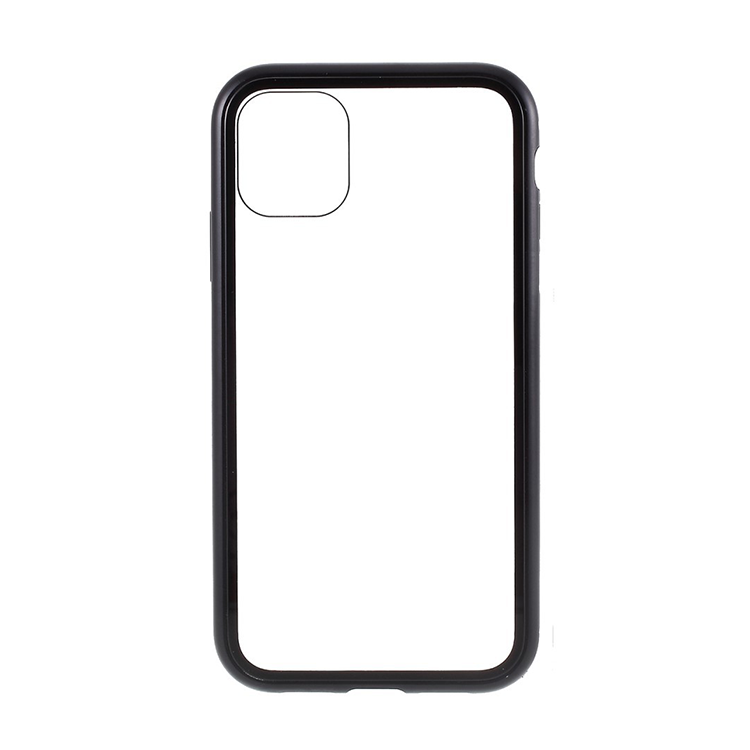 iPhone 11Pro Magnetische Alu Schutzhülle - Schwarz (Rund) – Bild 6