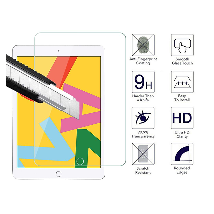 iPad 10.2" Panzer Glas Display Schutzfolie 0.33 mm – Bild 3
