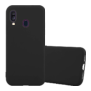 Samsung Galaxy A40 Gummi Case Schutz Hülle - Schwarz (matt)