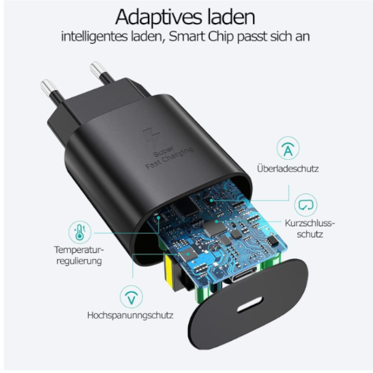 Alternative view of (25W) USB C Super Fast Charging Netzteil