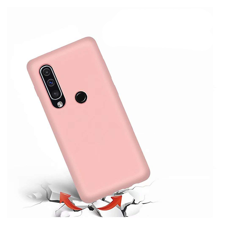 Huawei P30 Lite Gummi Case Schutz Hülle - Rosa (matt) – Bild 3