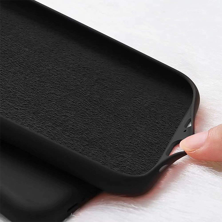 Huawei P20 Lite Gummi Case Schutz Hülle - Schwarz (matt) – Bild 3