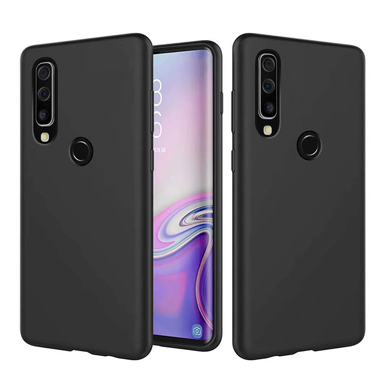 Huawei P30 Lite Gummi Case Schutz Hülle - Schwarz (matt)