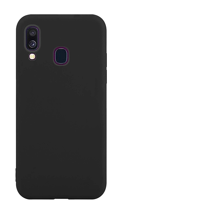 Alternative view of Samsung Galaxy A40 Gummi Case Schutz Hülle - Schwarz (matt)