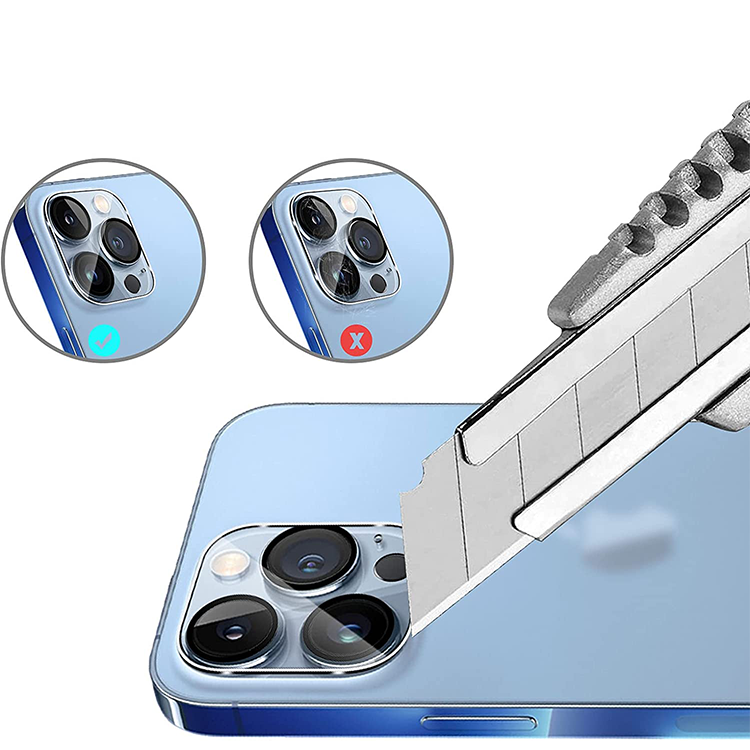 Alternative view of iPhone 14 Pro / iPhone 14 Pro Max Kamera Schutzfolie Panzerglas - (2 Stück)