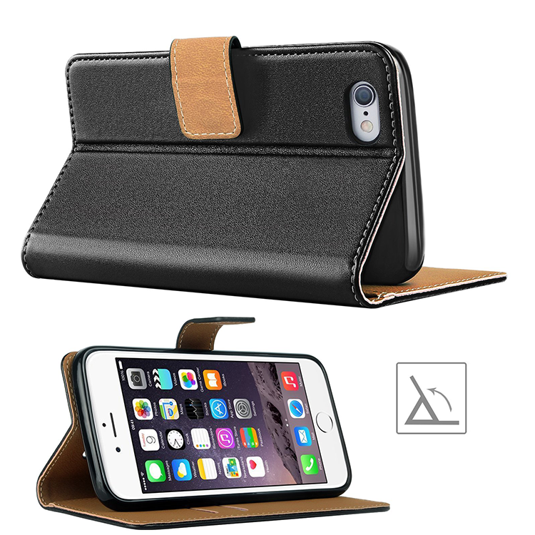 iPhone 6/6s  Echtleder Tasche Flipcover – Bild 3