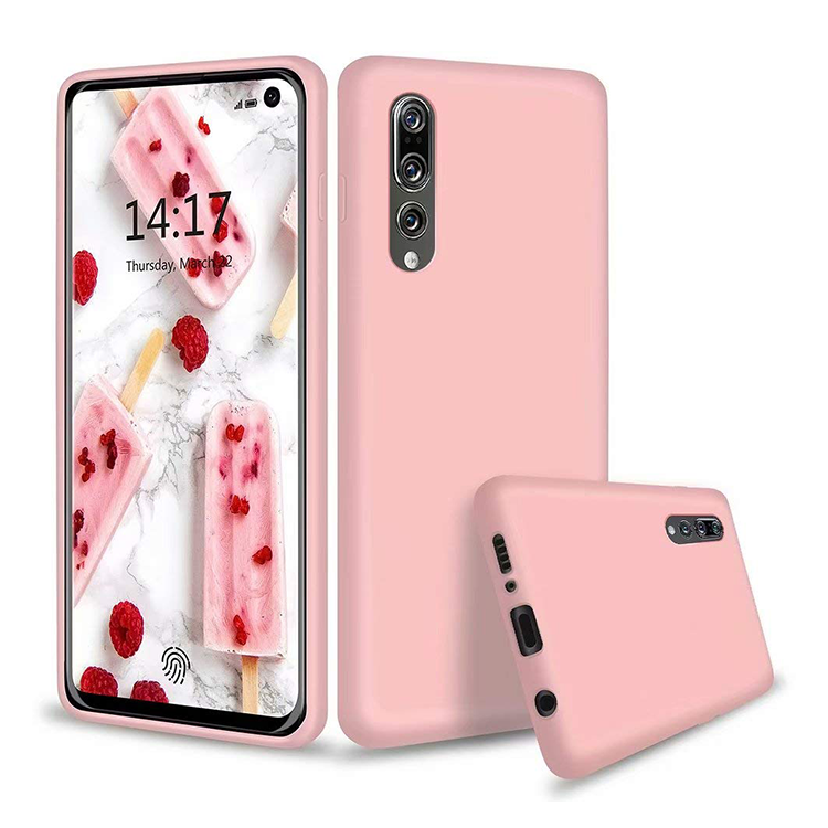 Huawei P20 pro Gummi Case Schutz Hülle - Rosa (matt)