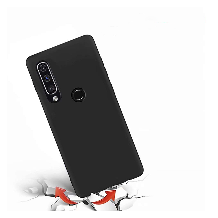 Huawei P30 Lite Gummi Case Schutz Hülle - Schwarz (matt) – Bild 6