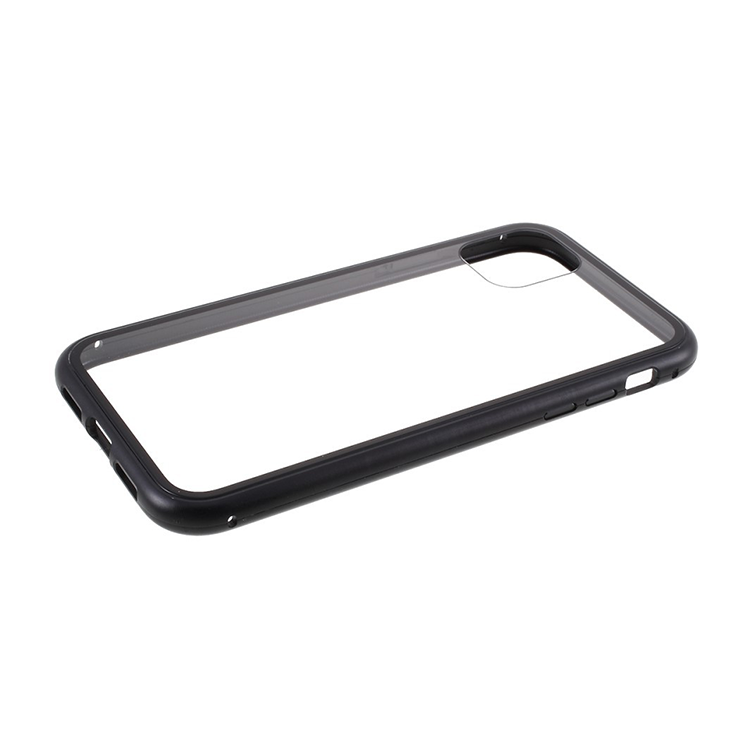 iPhone 11Pro Magnetische Alu Schutzhülle - Schwarz (Rund) – Bild 4