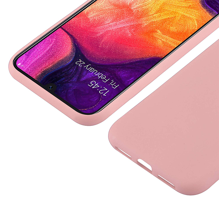 Alternative view of Samsung Galaxy A50 Gummi Case Schutz Hülle - Rosa (matt)
