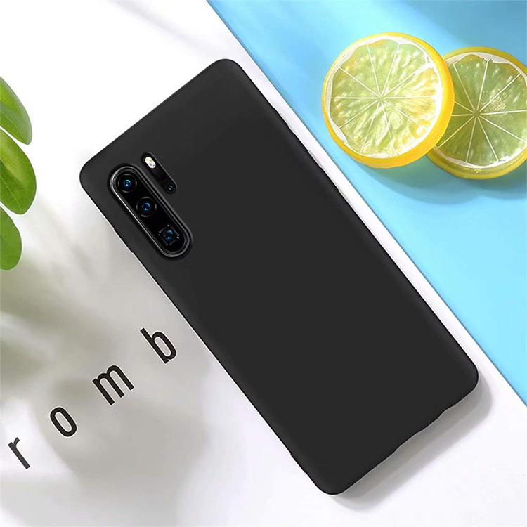 Huawei P30 Pro Gummi Case Schutz Hülle - Schwarz (matt) – Bild 7