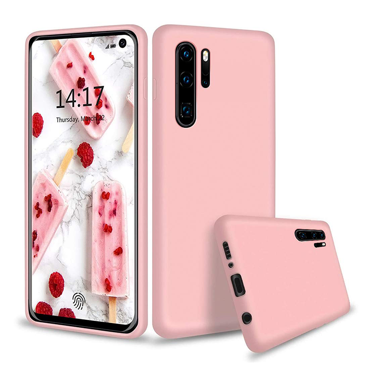 Huawei P30 Pro Gummi Case Schutz Hülle - Rosa (matt)
