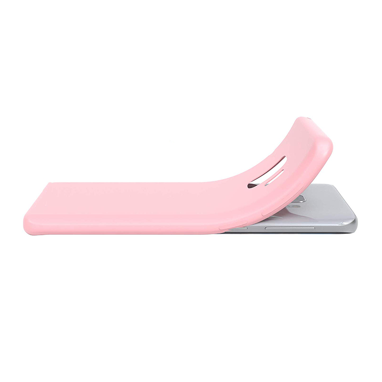 Samsung Galaxy S9+ Plus  Gummi Case Schutz Hülle - Rosa (matt) – Bild 4