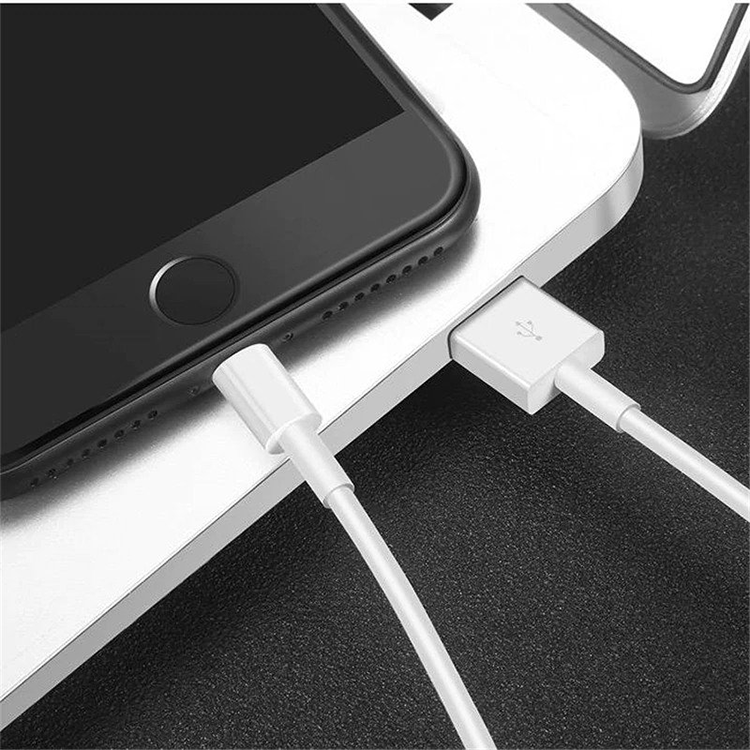 Lightning USB Ladekabel Für Apple  - 1m (weiss) – Bild 4
