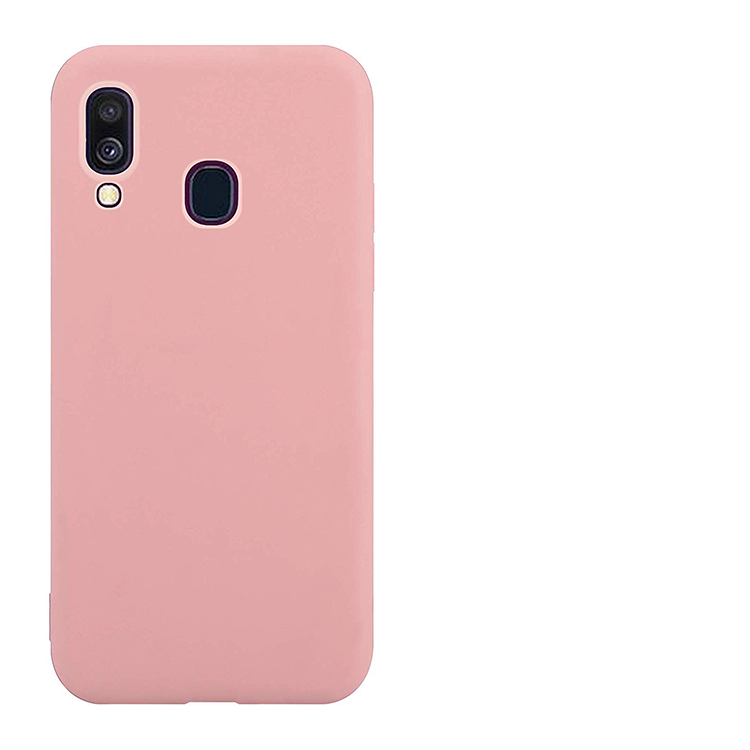 Alternative view of Samsung Galaxy A40 Gummi Case Schutz Hülle - Rosa (matt)