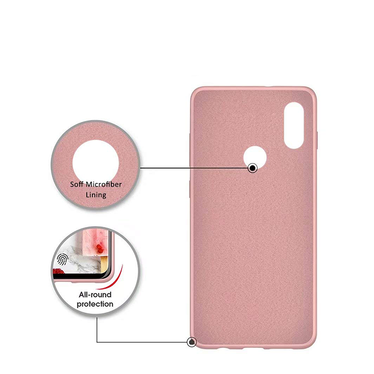 Huawei P20 Lite Gummi Case Schutz Hülle - Rosa (matt) – Bild 3