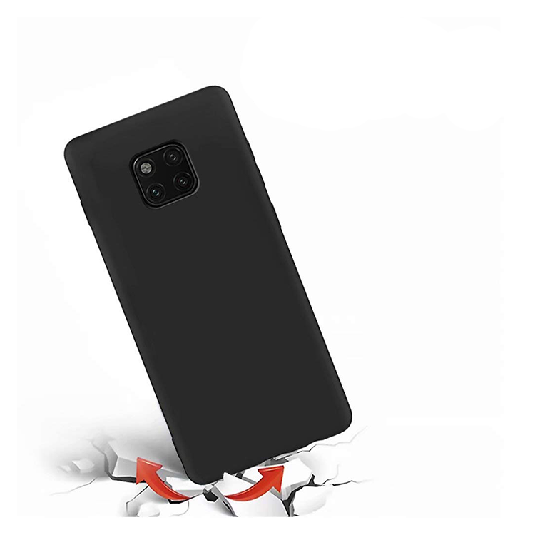 Huawei Mate 20 Pro Gummi Case Schutz Hülle - Schwarz (matt) – Bild 5
