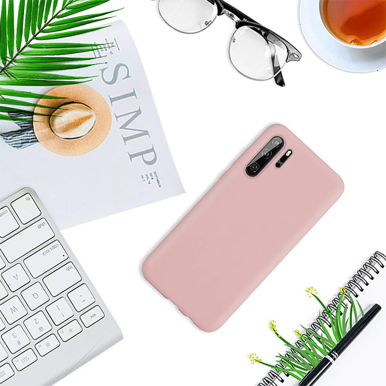 Huawei P30 Pro Gummi Case Schutz Hülle - Rosa (matt) – Bild 5