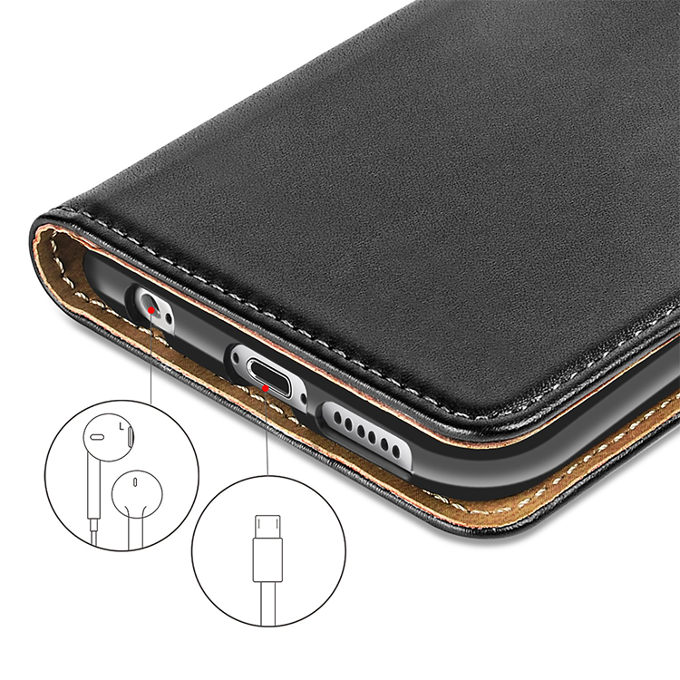 iPhone 6/6s  Echtleder Tasche Flipcover – Bild 5