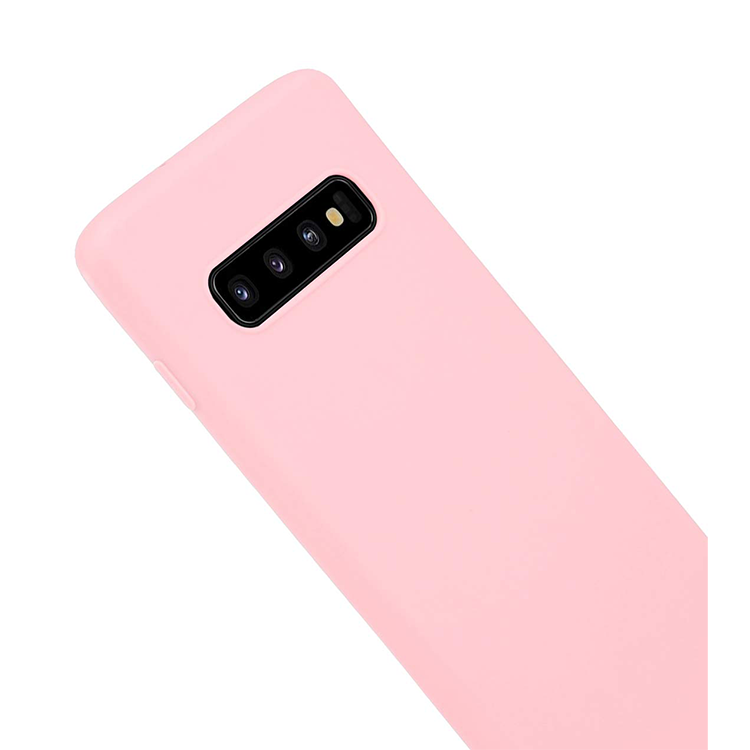 Samsung Galaxy S10  Gummi Case Schutz Hülle- Rosa (matt) – Bild 5
