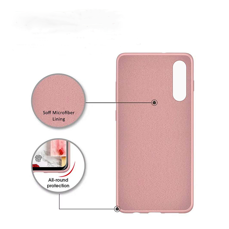 Huawei P20 pro Gummi Case Schutz Hülle - Rosa (matt) – Bild 3