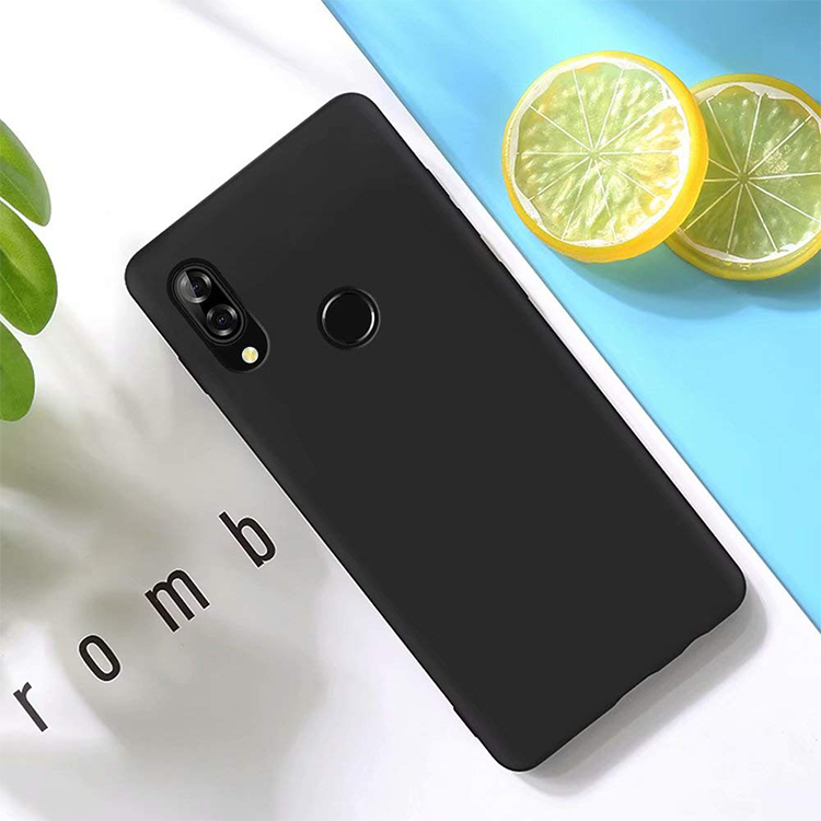 Huawei P20 Lite Gummi Case Schutz Hülle - Schwarz (matt) – Bild 7