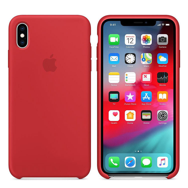 Alternative view of iPhone X/XS Silikonhülle - Rot