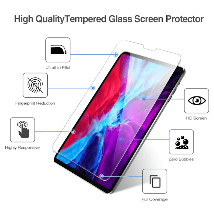 Alternative view of iPad Pro 12.9" (2020/2018) Panzer Glas 0.3 mm