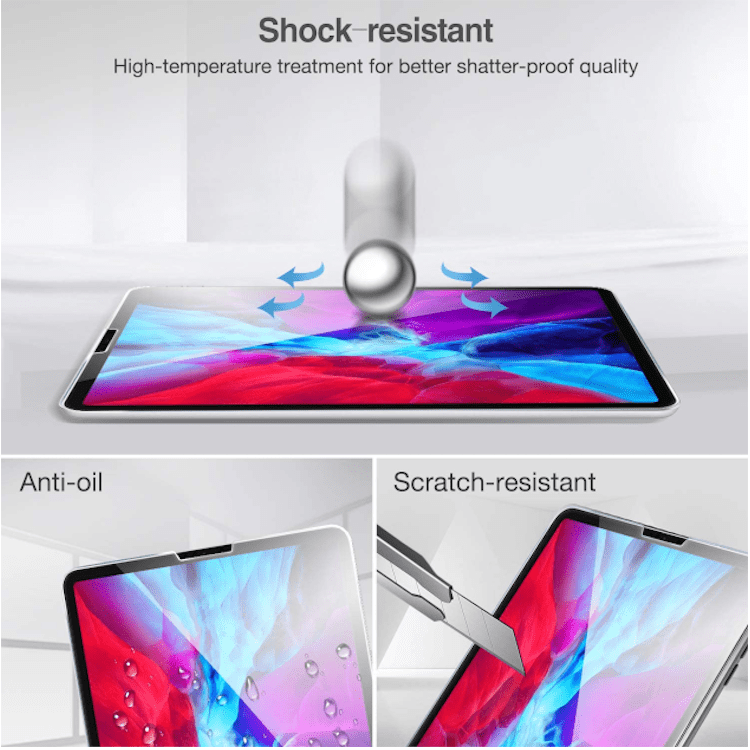 iPad Pro 12.9" (2020/2018) Panzer Glas 0.3 mm – Bild 3