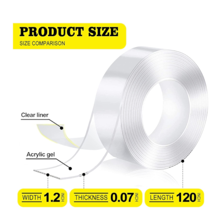Doppelseitiges Klebeband Wasserdicht - Extra Stark (5M) – Bild 3