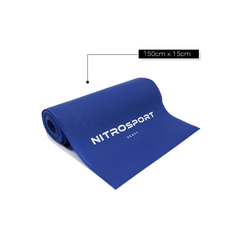 NitroSport  FitnessBand 1.5m - Blau – Bild 4