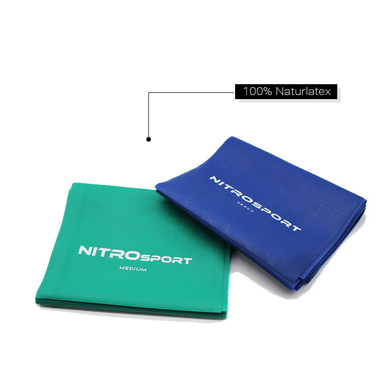 NitroSport  FitnessBand 1.5m - Blau – Bild 5