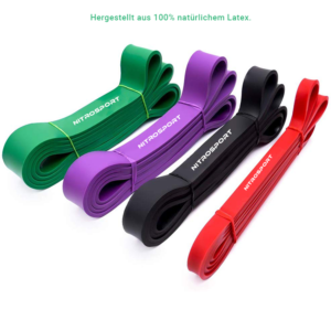 Fitnessbänder Widerstandsbänder 4er Set