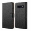 Samsung Galaxy S10+ Plus Hülle Tasche Echtleder Flip Case
