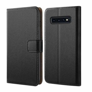 Samsung Galaxy S10+ Plus Hülle Tasche Echtleder Flip Case