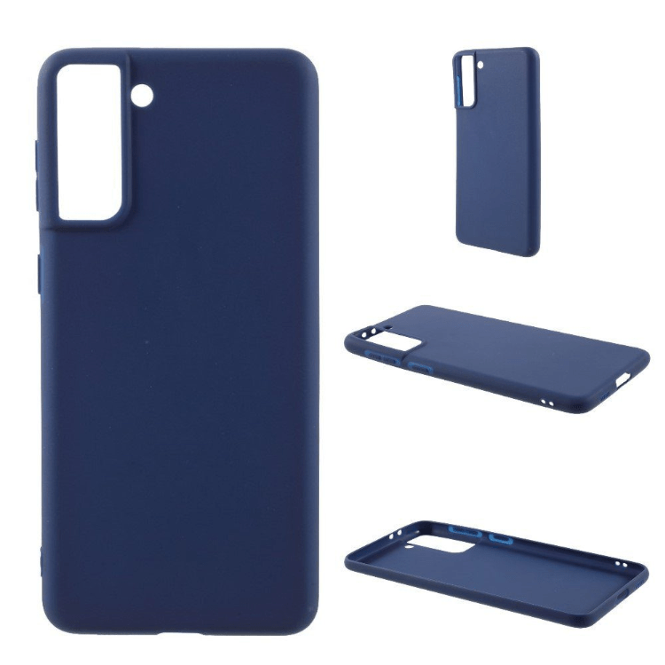 Alternative view of Samsung Galaxy S21 FE TPU Silikon Case - (Dunkelblau)