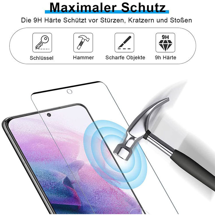 Alternative view of Samsung Galaxy S21 Panzerglas 5D Folie