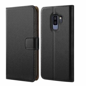 Samsung Galaxy S9+ Plus Tasche Echtleder Flip Case