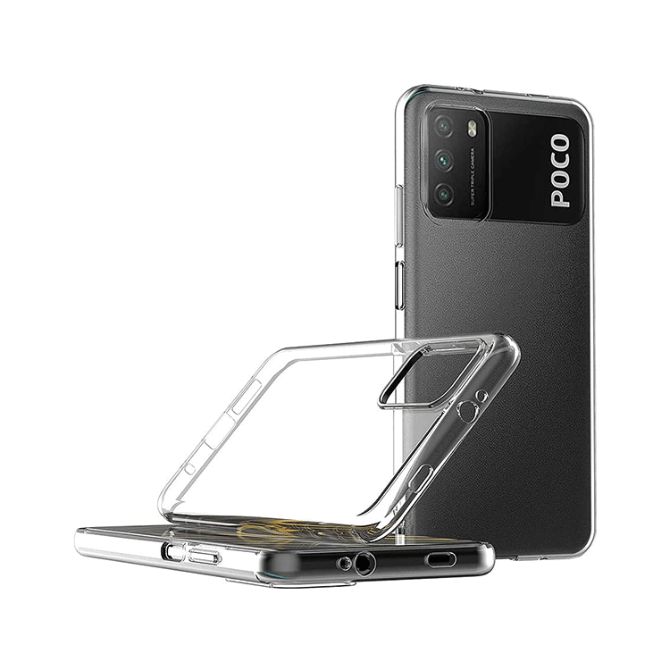 Alternative view of Xiaomi Poco M3 Gummi Case Schutzhülle - Transparent