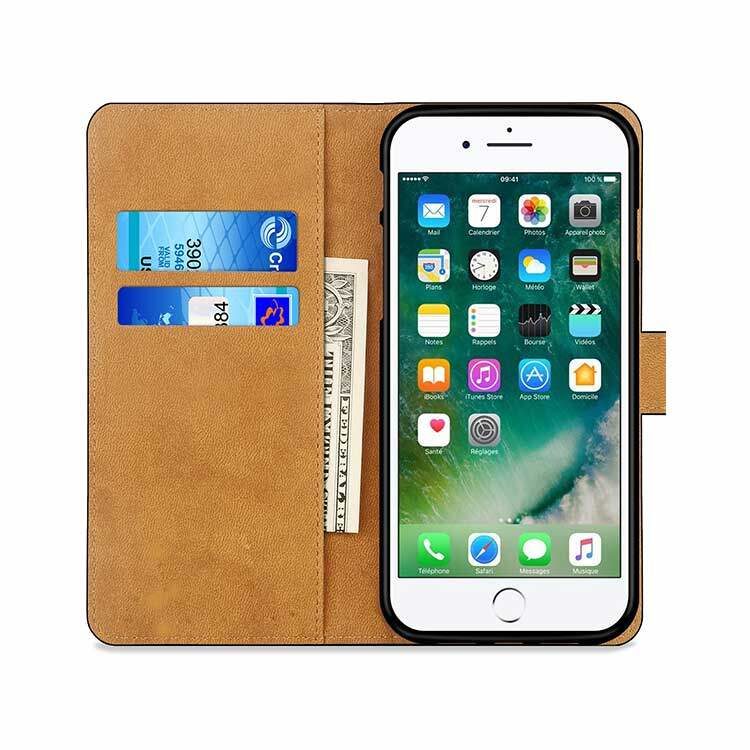 Alternative view of iPhone 6/6s  Echtleder Tasche Flipcover