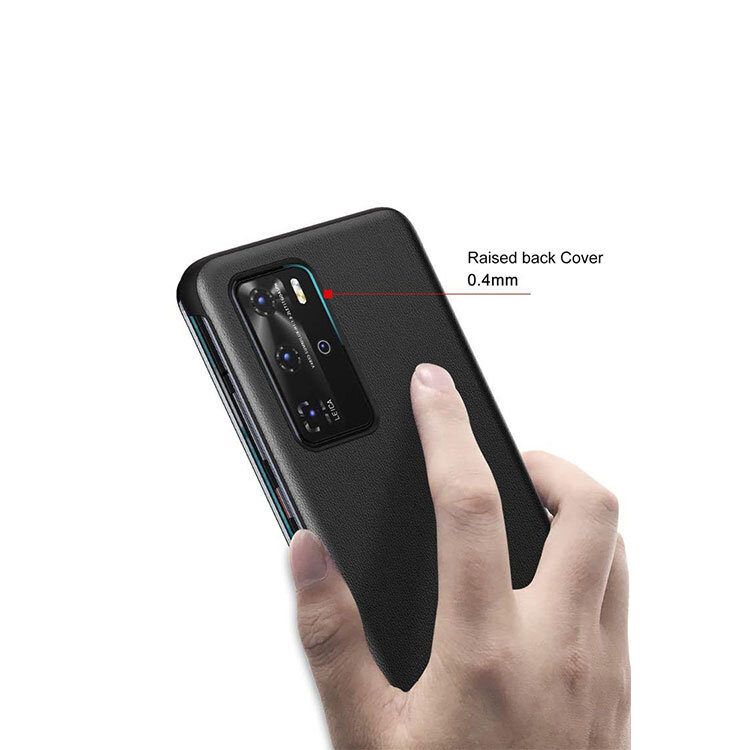 Alternative view of Huawei P40 Pro Smart View Flip Hülle - Schwarz
