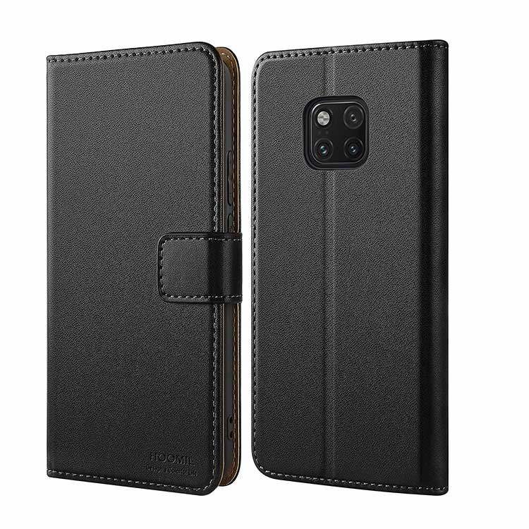 Huawei Mate 20 Pro Echtleder Tasche Flip Cover